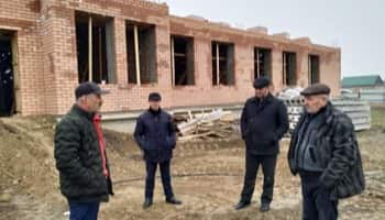Ярмет Ярметов проинспектировал ход строительства школы